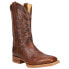 Фото #2 товара Ботинки мужские Justin Boots Carsen Embroidery Square Toe Cowboy коричневые Casual Boots CJ2030