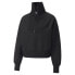 Puma Infuse Oversized HalfZip Sweatshirt Womens Black 53968801