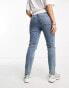 Фото #13 товара ASOS DESIGN Maternity slim mom jeans in mid blue