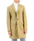 Men's Slim-Fit Migor Beige Overcoat