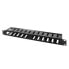 LogiLink ORCC01B - Cable tray - Steel - Black