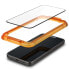 Фото #5 товара Szkło hartowane ALM Glass FC na iPhone 15 Pro czarne - ZESTAW 2 szt.