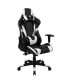 Desk Bundle-Gaming Desk, Cup Holder, Headphone Hook And Reclining Chair