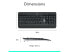 Logitech MK540 ADVANCED Black RF Wireless Keyboard and Mouse Combo (920-008671)