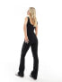 Фото #5 товара In The Style Petite scoop neck wide leg jumpsuit in black