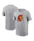 Фото #1 товара Men's Heather Gray USC Trojans Primetime Evergreen Alternate Logo T-Shirt