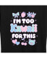 ფოტო #3 პროდუქტის Trendy Plus Size Kawaii Graphic Short Sleeve T-shirt