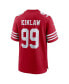 ფოტო #2 პროდუქტის Men's Javon Kinlaw Scarlet San Francisco 49ers Team Player Game Jersey