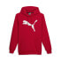 Puma Cat Logo Pullover Hoodie Mens Red Casual Athletic Outerwear 67271211