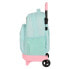 Фото #3 товара Школьный рюкзак с колесиками BlackFit8 Enjoy Зеленый 33 X 45 X 22 cm