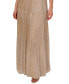 ფოტო #8 პროდუქტის Women's Metallic Flutter-Sleeve Gown