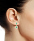 ფოტო #5 პროდუქტის Ruby (1-1/2 ct. t.w.) & Diamond (3/4 ct. t.w.) Drop Earrings in 14k Gold (Also available in Emerald)