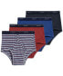 Фото #1 товара Men's Classic Collection Full-Rise Briefs 4-Pack Underwear
