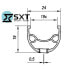 SXT 388887 Neuro Disc 2R QR 6B 27.5´´ MTB rear wheel