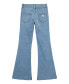ფოტო #2 პროდუქტის Big Girls Stretch Denim 5 Pocket Flare Leg Jeans