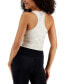 Фото #2 товара Women's Crack Foil Cropped Tank Top, Created for Macy's