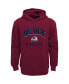 ფოტო #3 პროდუქტის Toddler Boys Garnet, Heather Gray Colorado Avalanche Play by Play Pullover Hoodie and Pants Set