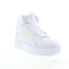 Фото #4 товара Puma Karmen Rebelle Mid 38721301 Womens White Lifestyle Sneakers Shoes