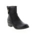 Miz Mooz Bronte 111253-101 Womens Black Leather Zipper Casual Dress Boots 6