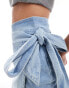 Never Fully Dressed Petite Jaspre mini skirt in denim