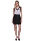 ფოტო #1 პროდუქტის Women's Faux-Front-Zipper Mini Skirt