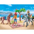 PLAYMOBIL Horseback Riding Trip To The Beach With Amelia And Ben Construction Game