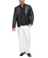 ფოტო #6 პროდუქტის Men's Viceroy Sleek Leather Racer Jacket