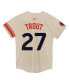 Фото #2 товара Preschool Mike Trout Cream Los Angeles Angels City Connect Limited Player Jersey