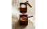 Wooden salt and pepper shaker set