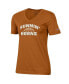 ფოტო #3 პროდუქტის Women's Texas Orange Texas Longhorns Runnin' Horns V-Neck T-shirt