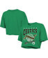 Фото #1 товара Threads Women's Kelly Green Boston Celtics 2024 NBA Finals Champions Boxy Cropped T-Shirt