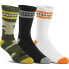 THIRTYTWO Rest Stop Cre3-Pack socks