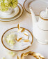 Фото #2 товара Charlotta Gold Set of 4 Bread Butter Plates, Service For 4