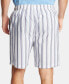 ფოტო #2 პროდუქტის Men's Cotton Striped Pajama Shorts