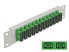 Delock 66792 - Fiber - SC - Green - Grey - Metal - Rack mounting - 1U