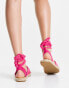 Фото #2 товара ASOS DESIGN Wide Fit June rope tie espadrilles sandals in pink