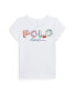 ფოტო #1 პროდუქტის Toddler and Little Girls Tropical-Logo Cotton Jersey T-shirt