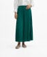 ფოტო #9 პროდუქტის Women's Pleated Long Skirt