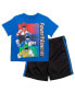 Фото #1 товара Toddler Boys T-Shirt and Mesh Shorts Outfit Set Toddler to Big Kid