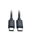 Фото #2 товара Eaton Tripp Lite U040-006-C USB-C Cable (M/M) - USB 2.0 - 6 ft. (1.83 m) - 1.83 m - USB C - USB C - USB 2.0 - Male/Male - Black