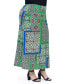 ფოტო #4 პროდუქტის Plus Size Elastic Waist Comfort Maxi Skirt