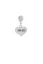 Фото #1 товара Steel single earrings Heart Brilliant LJ1669