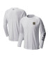 Фото #1 товара Men's White Boston Bruins Terminal Tackle Omni-Shade Raglan Long Sleeve T-Shirt