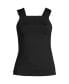 Women's Chlorine Resistant Cap Sleeve High Neck Tankini Swimsuit Top
