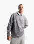 Фото #3 товара ASOS DESIGN oversized rugby polo sweatshirt in grey marl