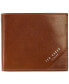 ფოტო #1 პროდუქტის Men's Embossed Corner Logo Wallet