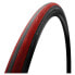 Фото #1 товара Шина для дорожного велосипеда Vredestein Road 700x23 FIAMMANTE Tube Type Foldable and Double Protection Black/Red 26TPI Duocomp 295гр
