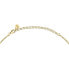 Luxury gold-plated necklace with clear zircons Scintille SAQF24