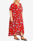 Фото #4 товара Plus Size Val Print Maxi Dress