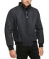 Фото #3 товара Men's Wool Bomber Jacket With Knit Trim